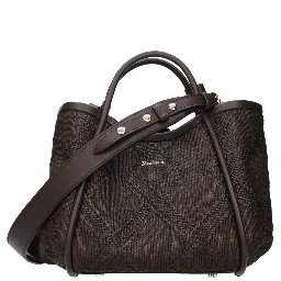 Brown Raffia Handbag