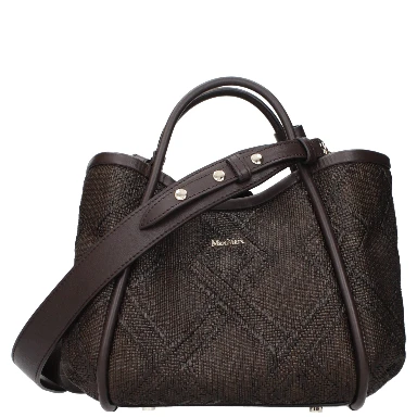 Brown Raffia Handbag