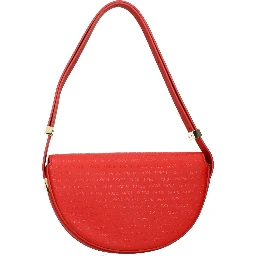 Red Leather Shoulder Bag