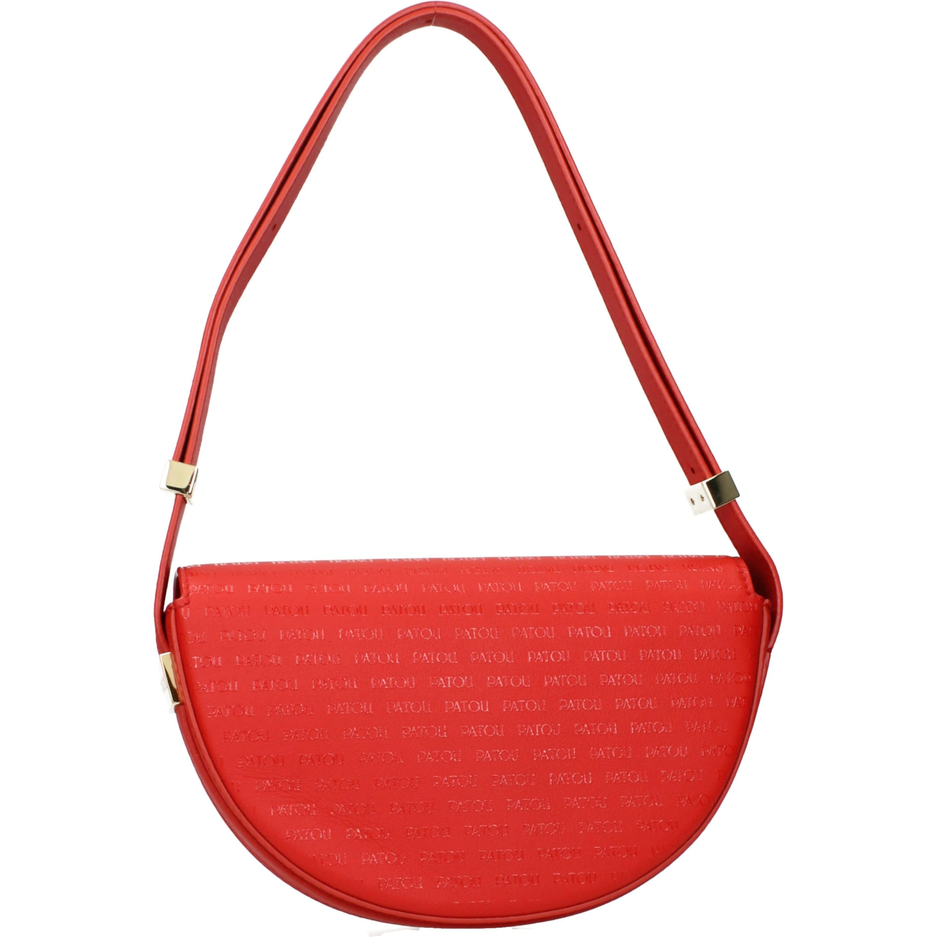 Red Leather Shoulder Bag