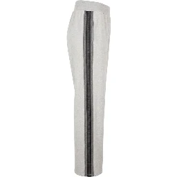 Grey Cotton Women's Pants