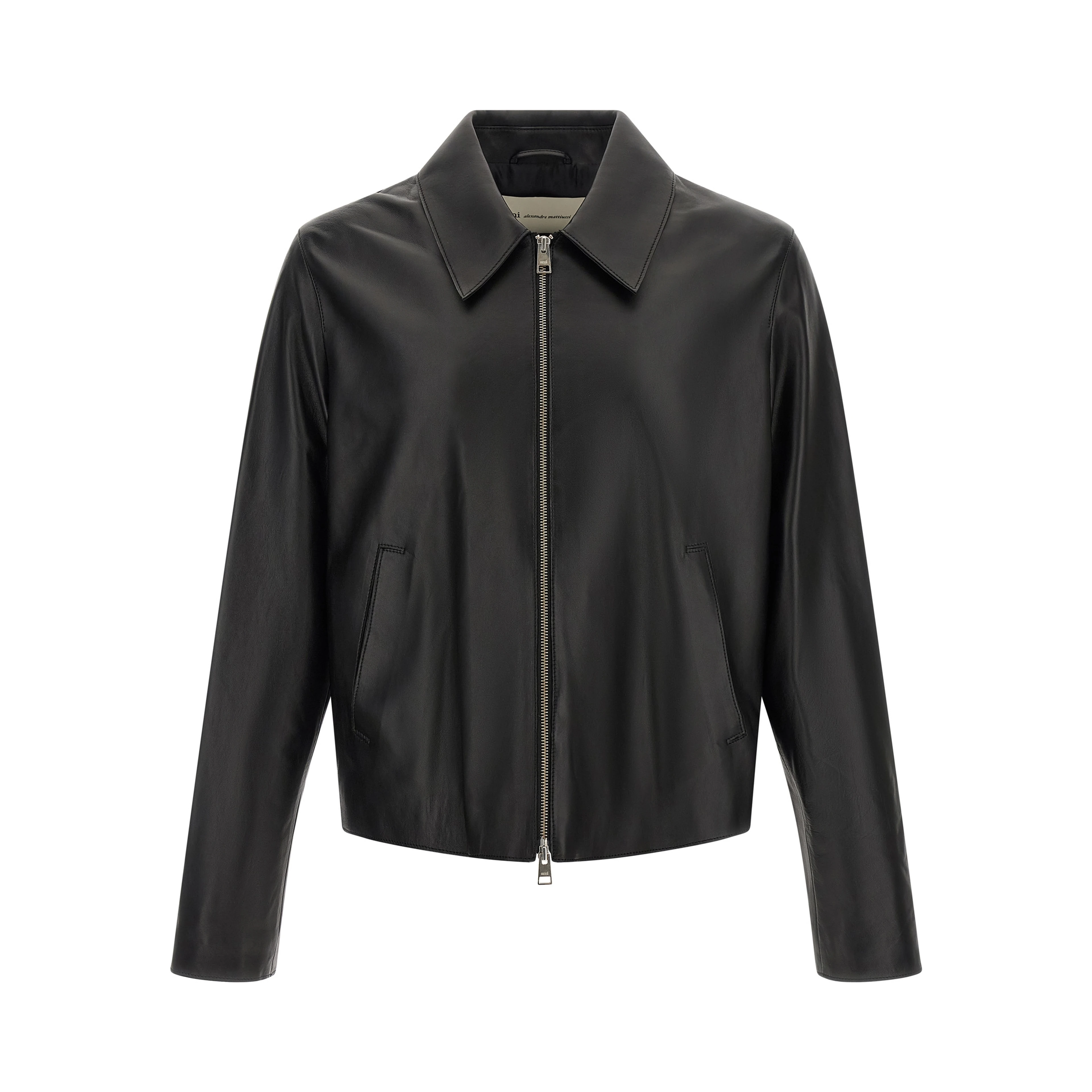Black Lamb Leather Leather Jacket