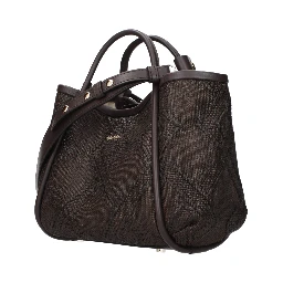 Brown Raffia Handbag