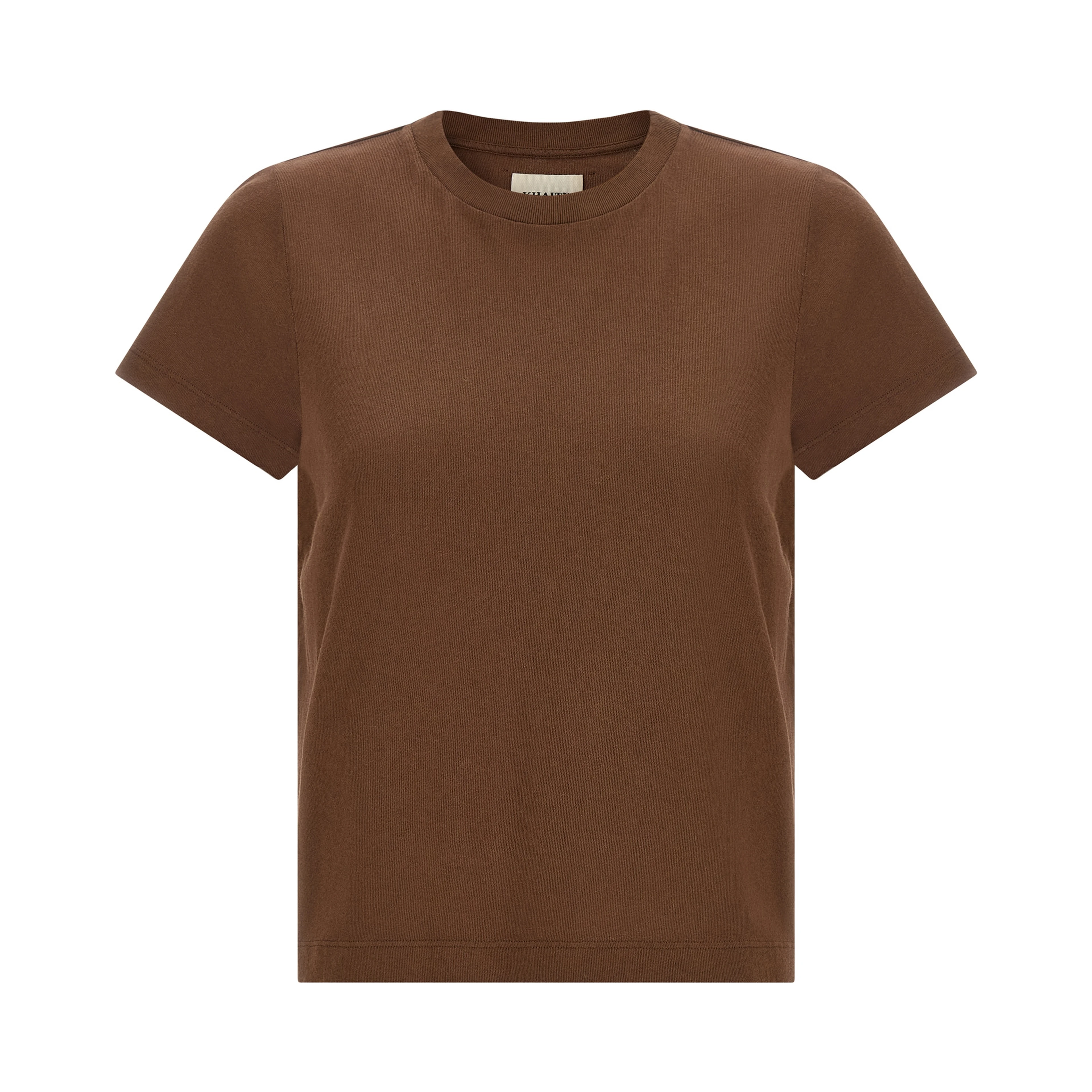 Brown Cotton T-Shirt