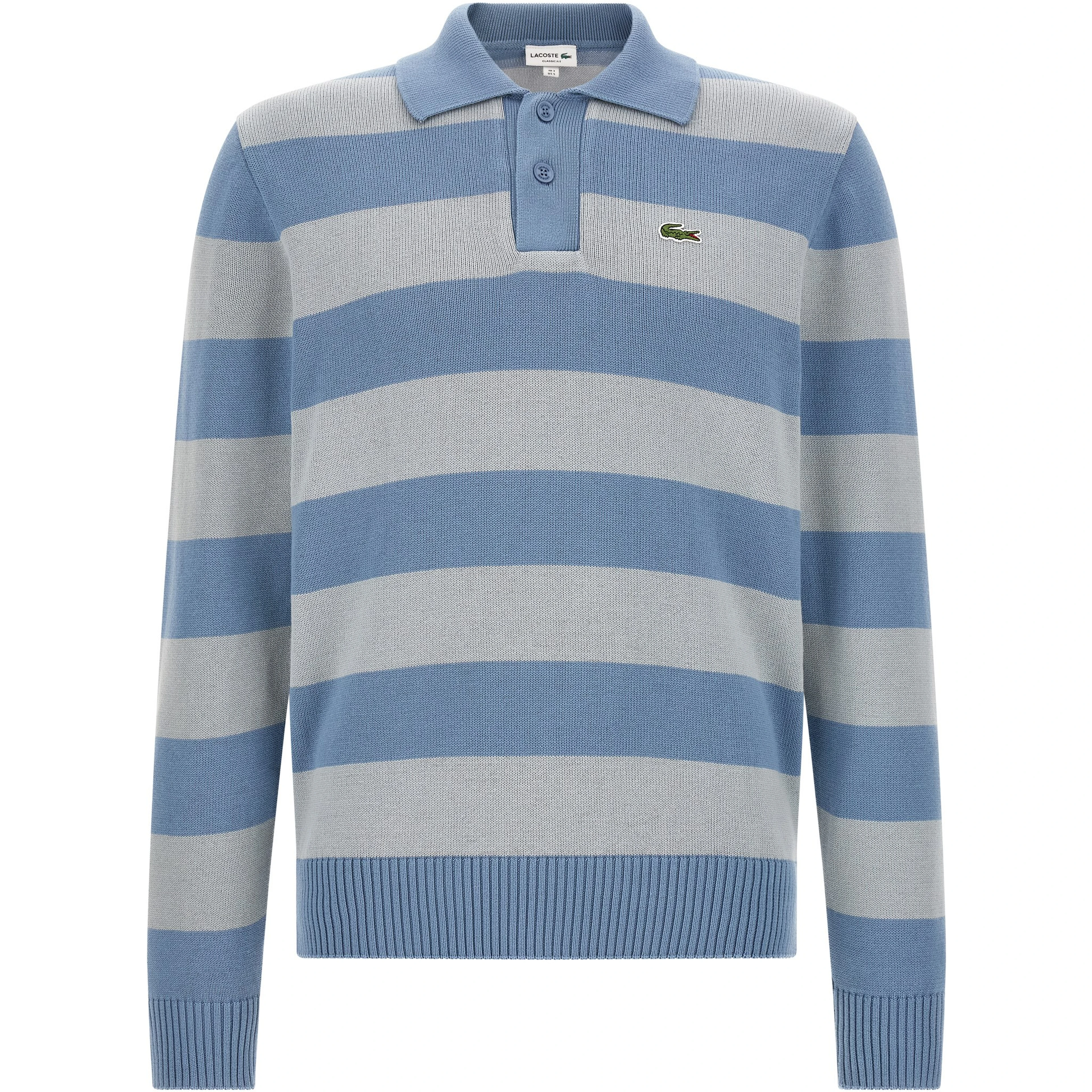 Blue Cotton Polo Shirt