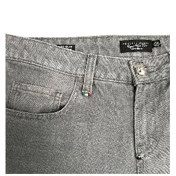 Grey Cotton Women's Jeans