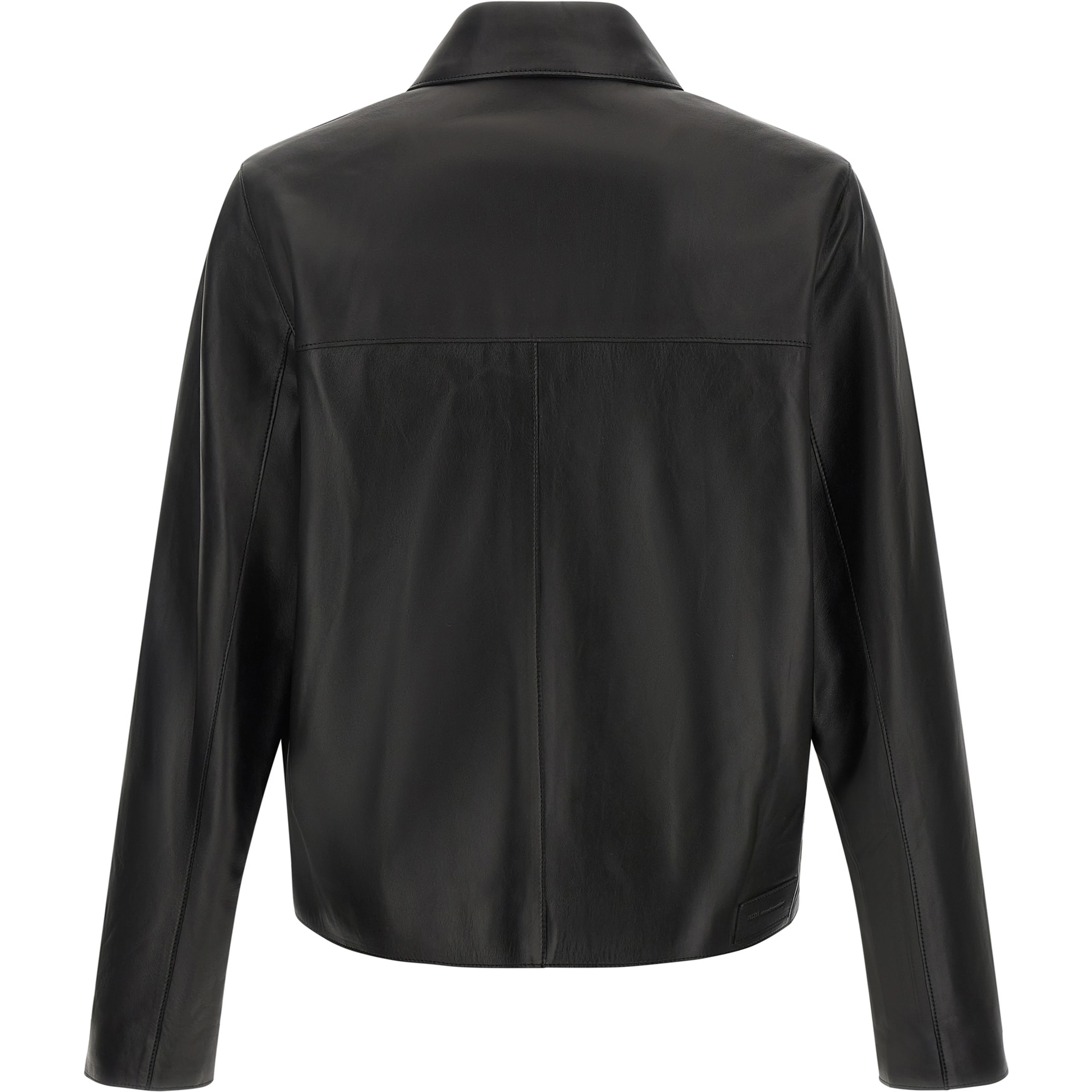Black Lamb Leather Leather Jacket