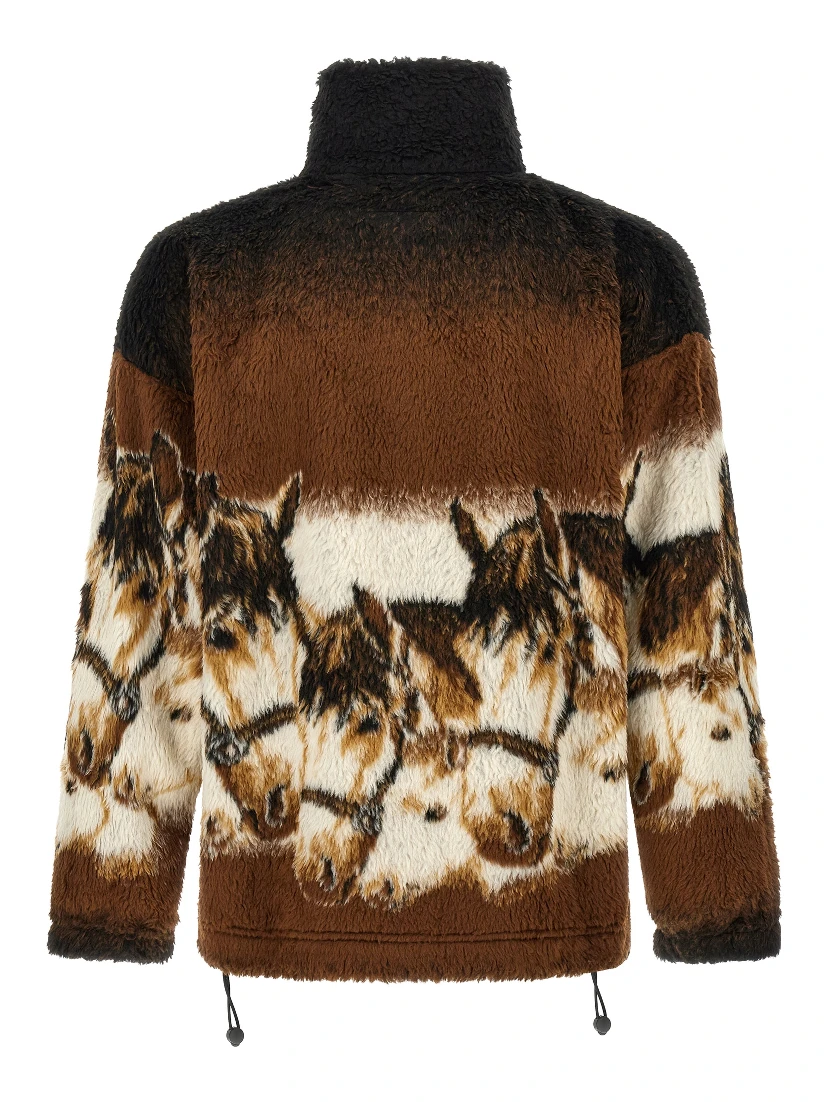 Brown Polyethylene Sweatshirt