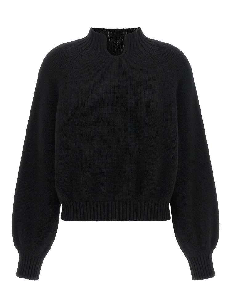 Black Cashmere Cardigan