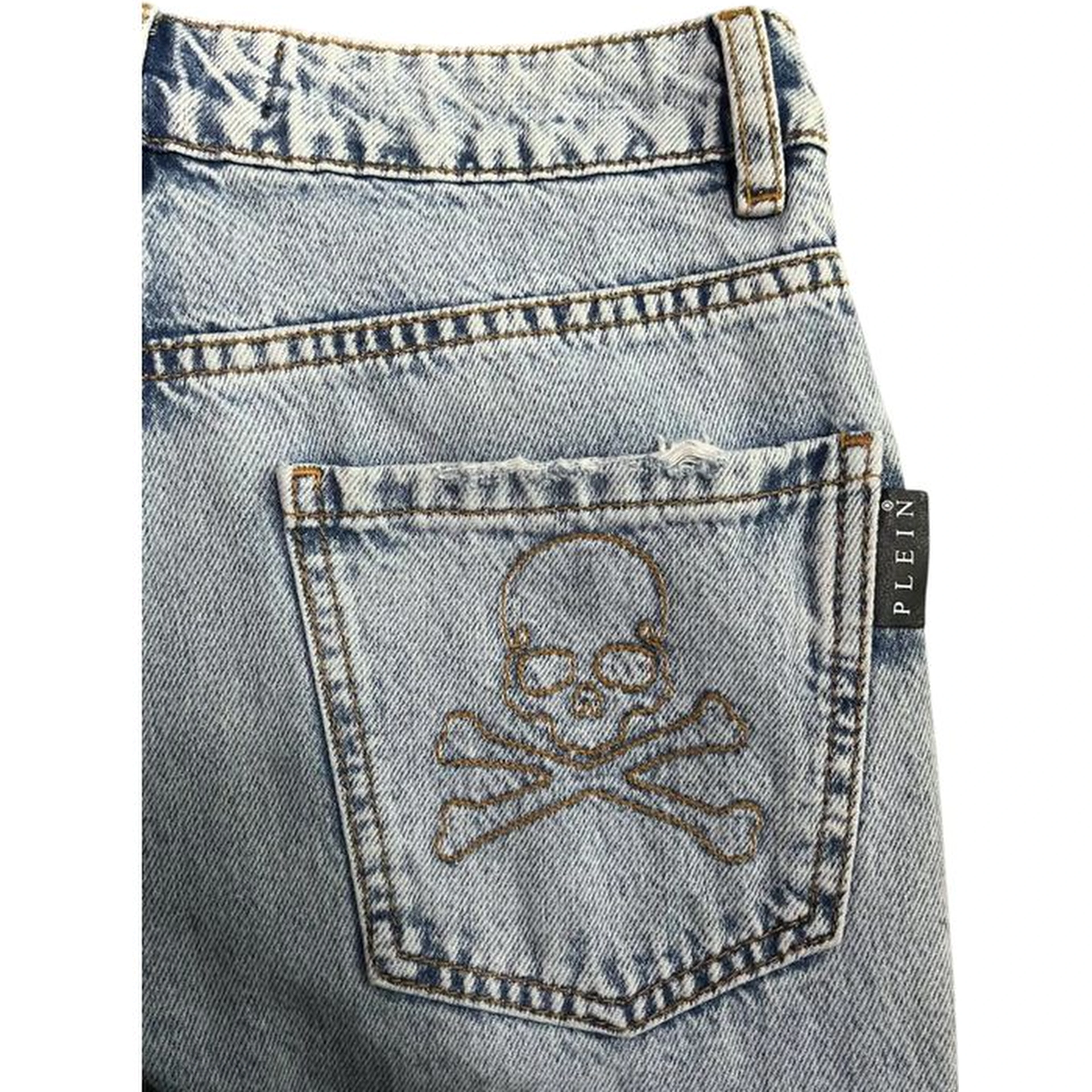 Blue Cotton Women's Jeans