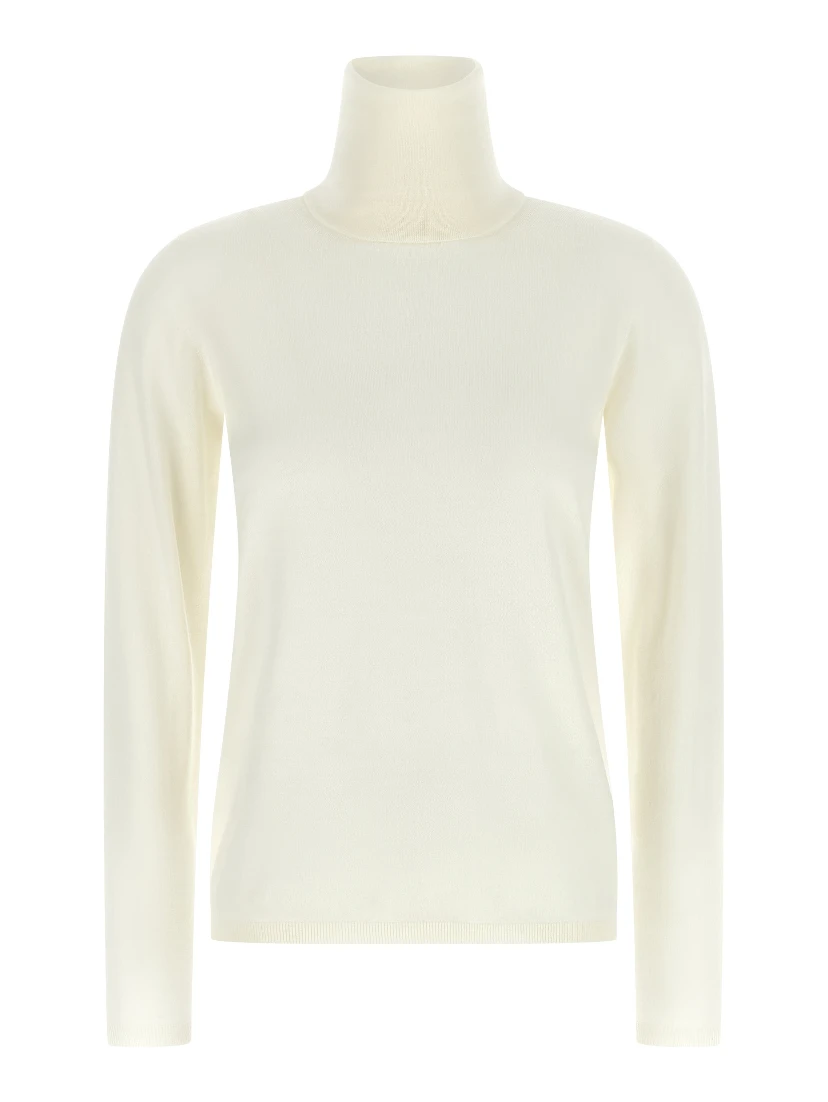 White Virgin Wool Cardigan