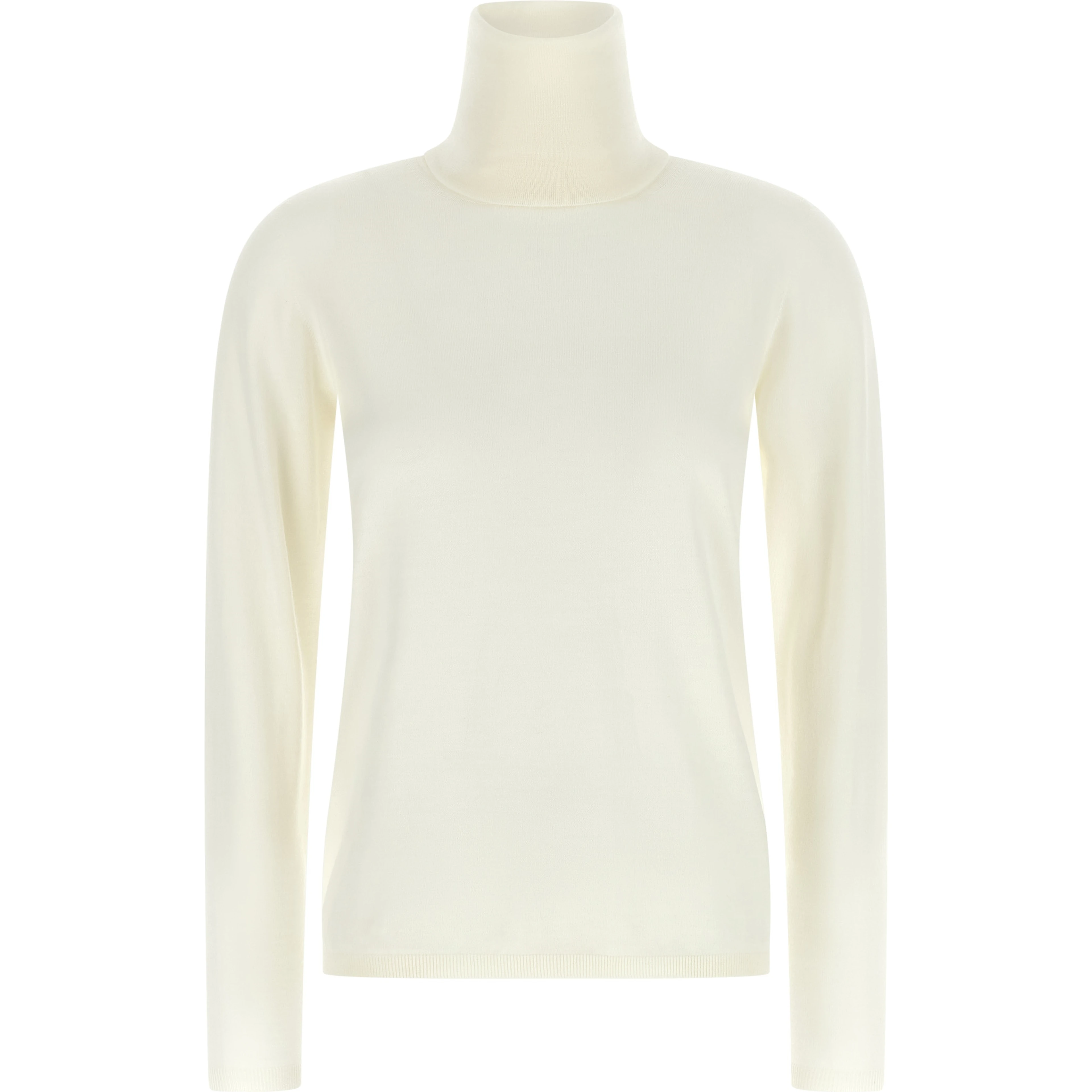 White Virgin Wool Cardigan