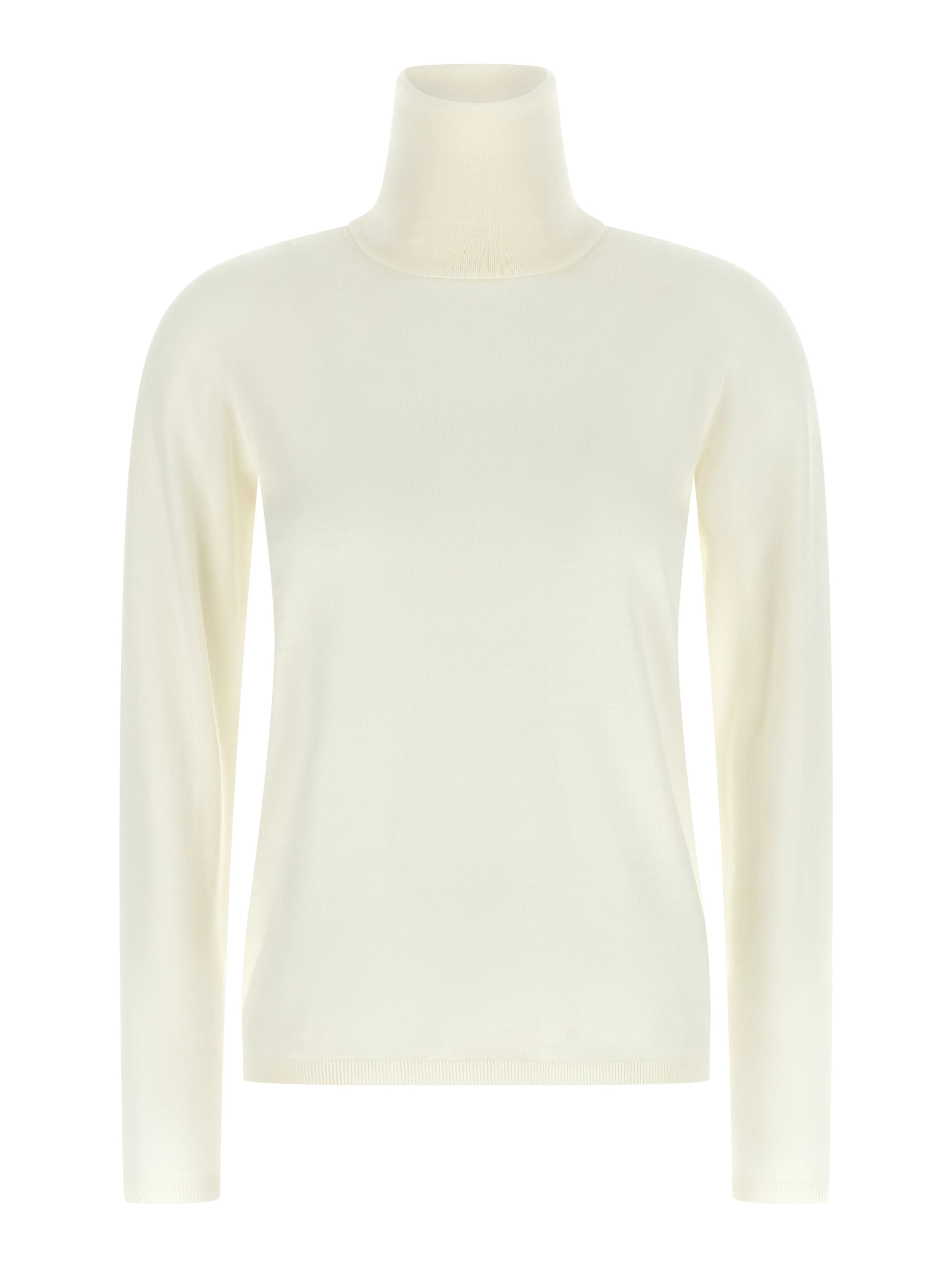White Virgin Wool Cardigan