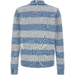 Blue Cotton Polo Shirt