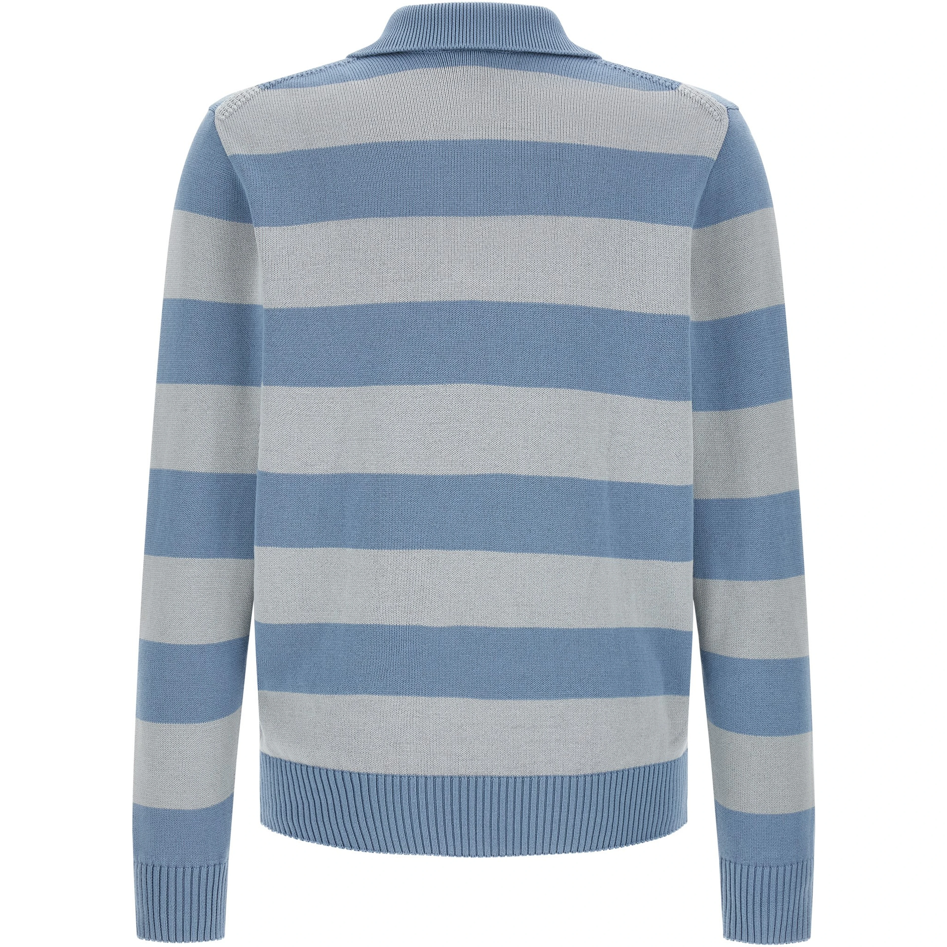 Blue Cotton Polo Shirt
