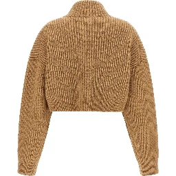 Beige Cashmere Cardigan