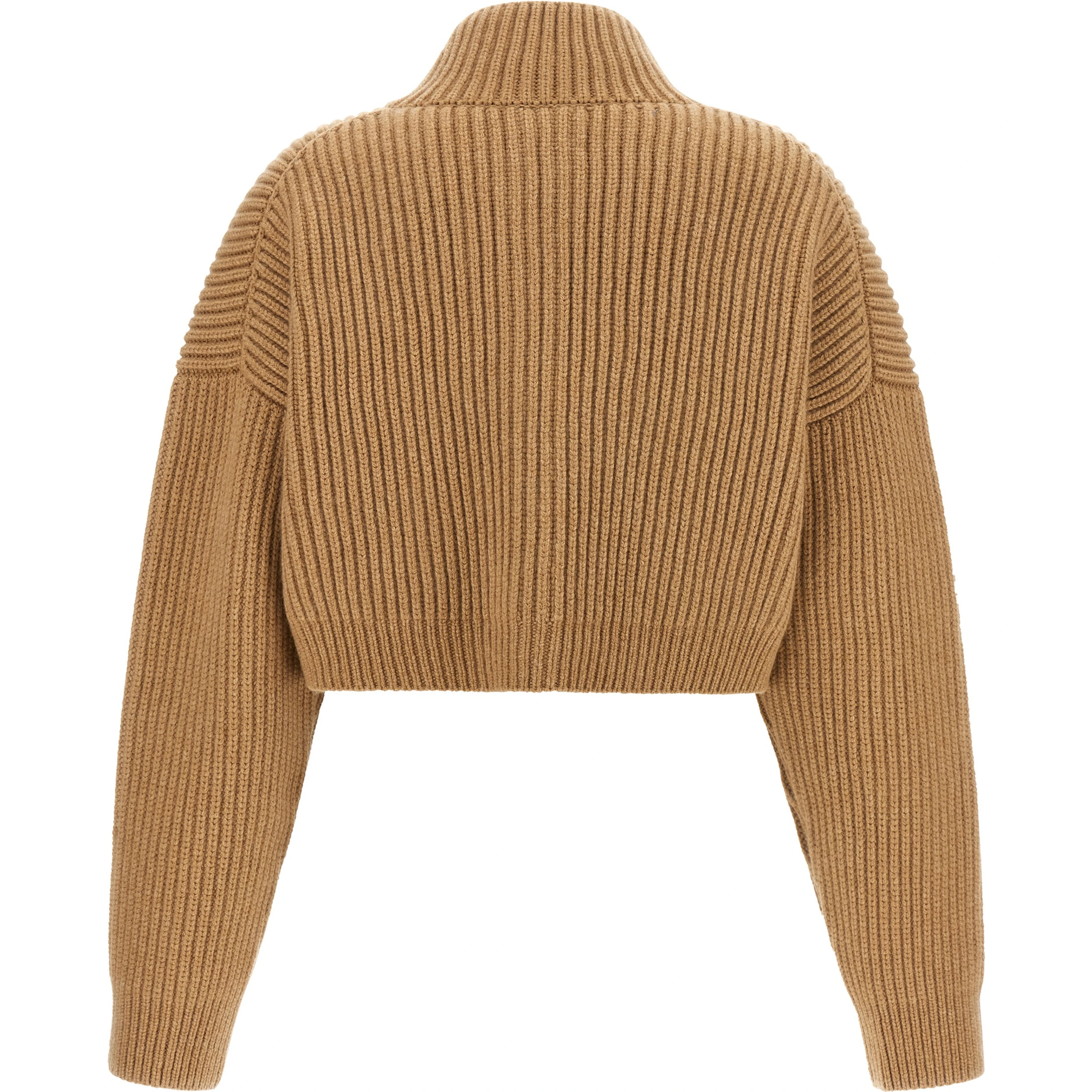 Beige Cashmere Cardigan