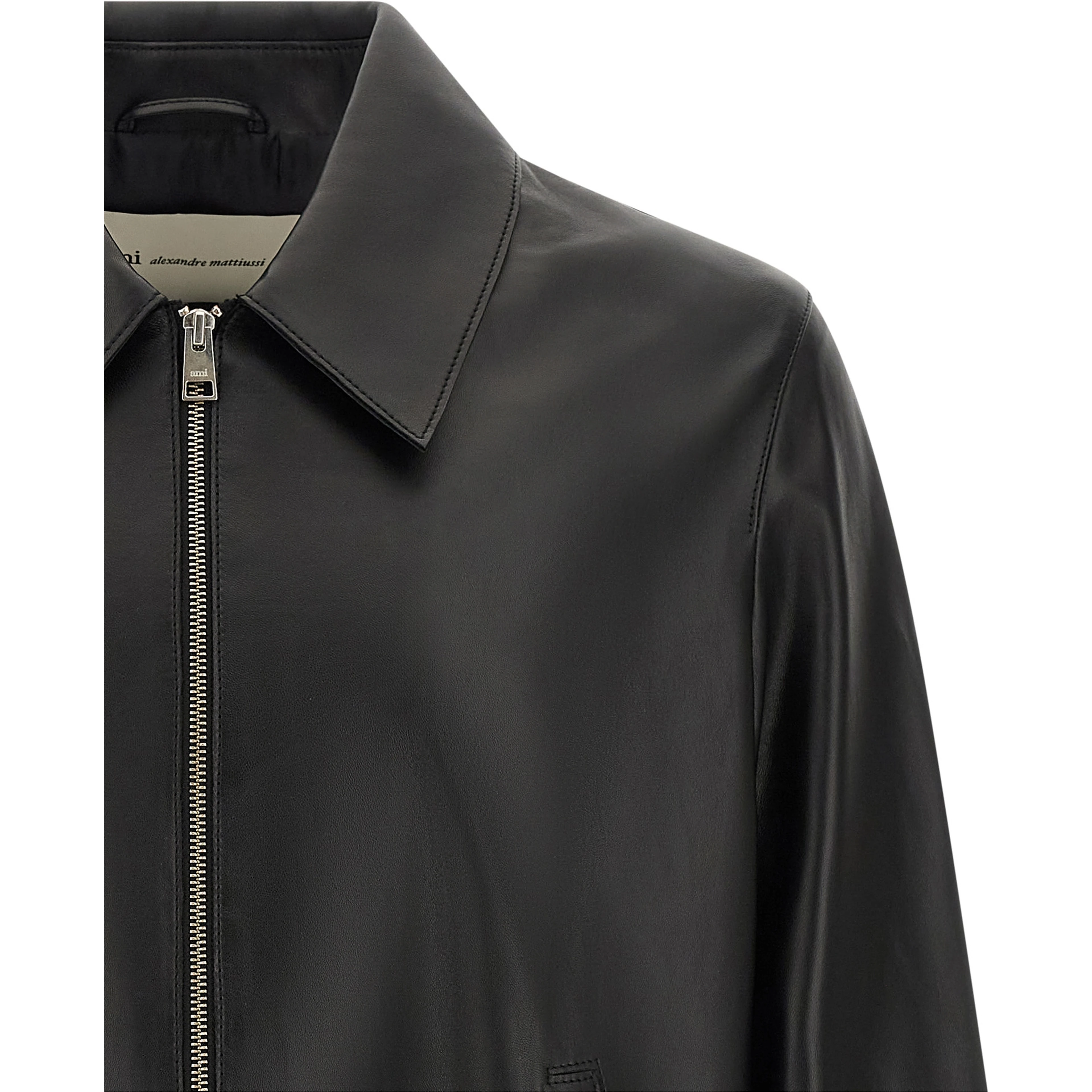 Black Lamb Leather Leather Jacket