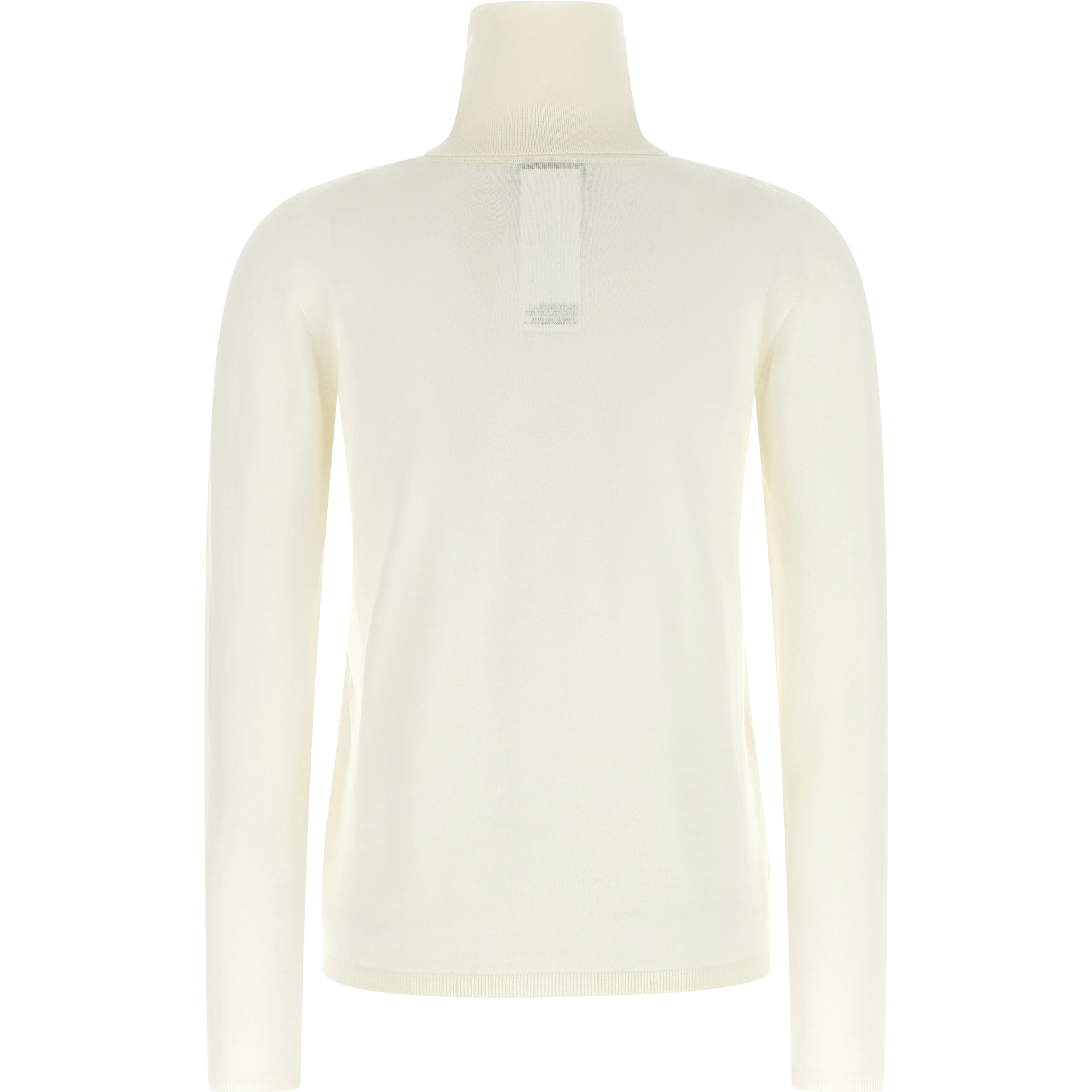 White Virgin Wool Cardigan