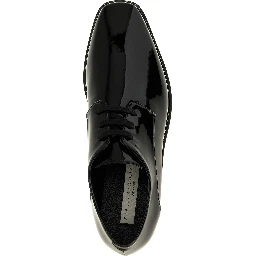 Black Polyethylene Wedge Sandals