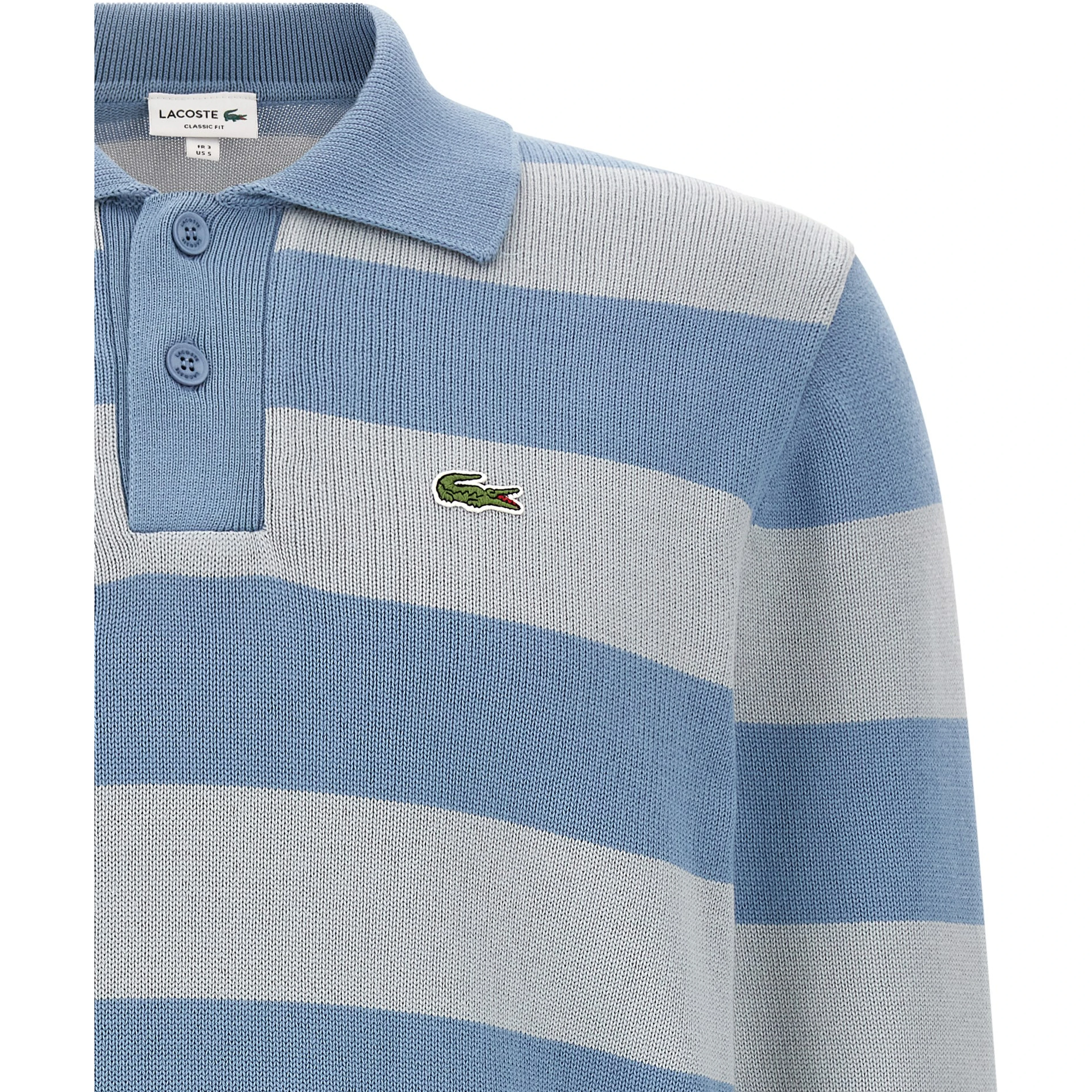 Blue Cotton Polo Shirt