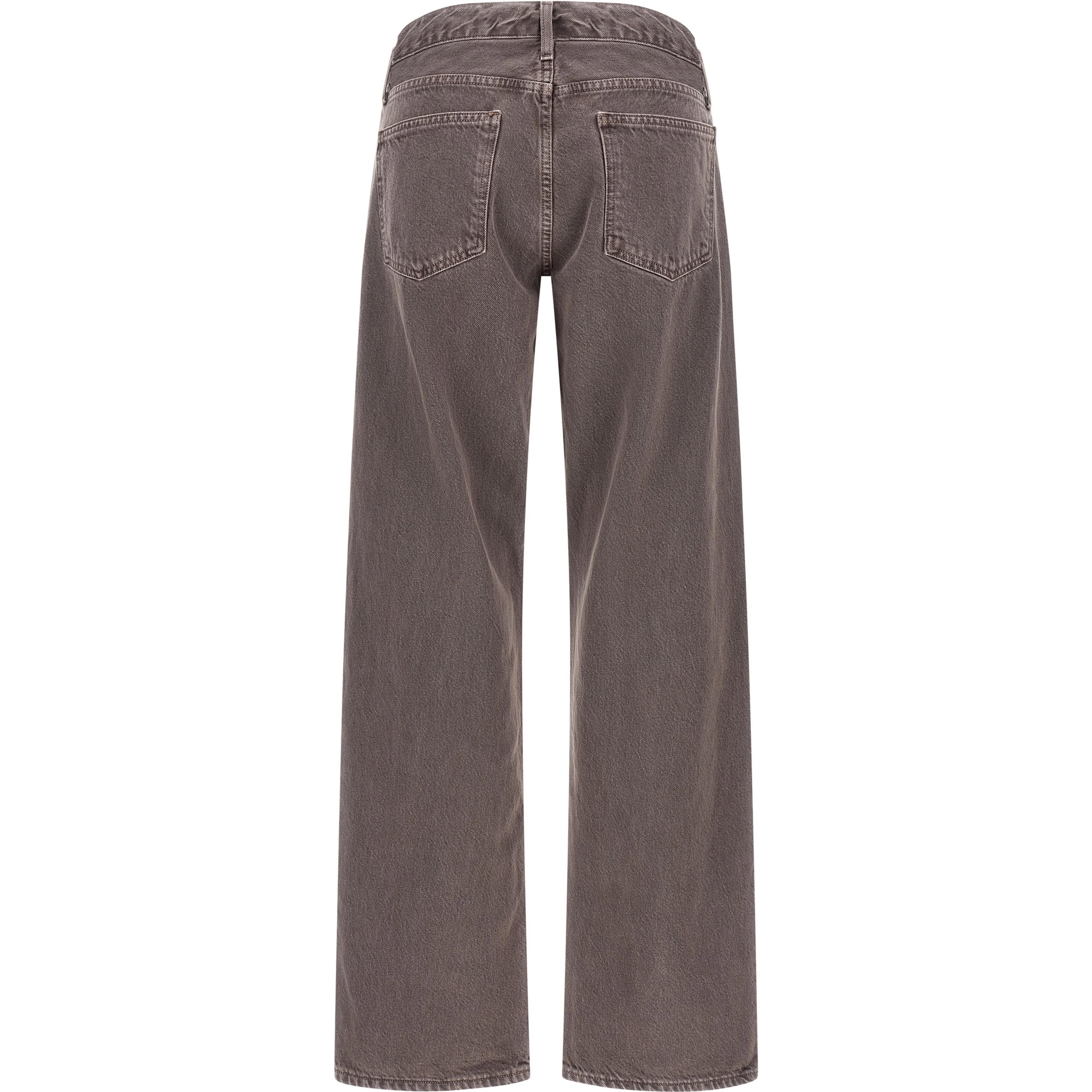 Purple Cotton Relaxed Fit Jeans