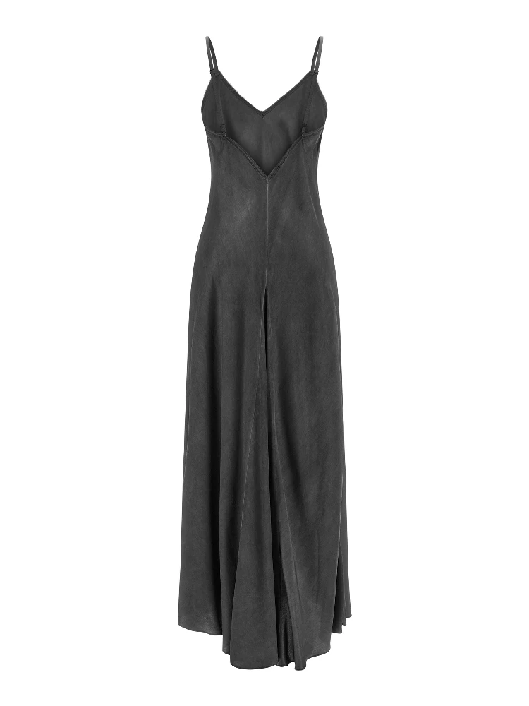 Black Viscose Long Dress alternative