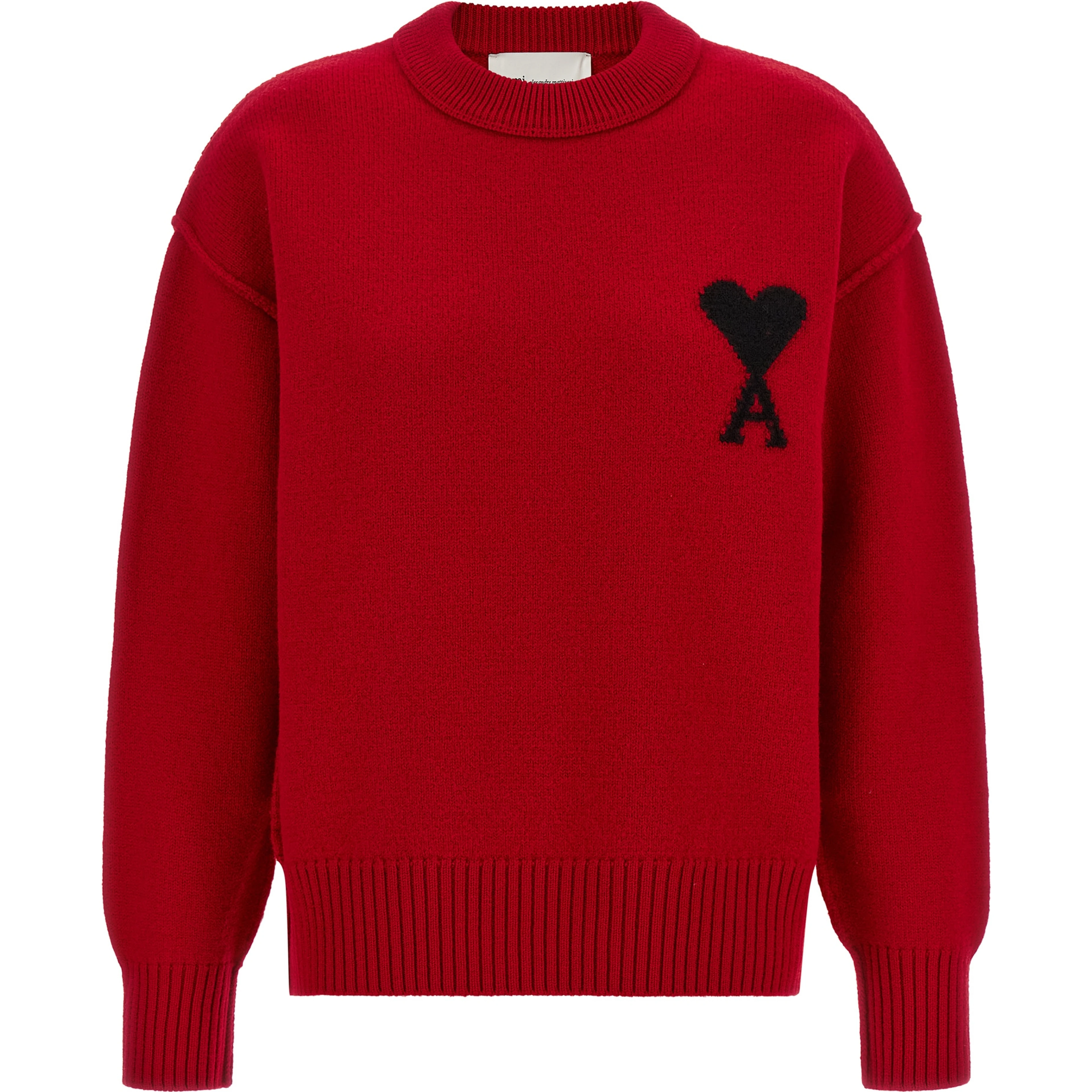 Red Wool Cardigan