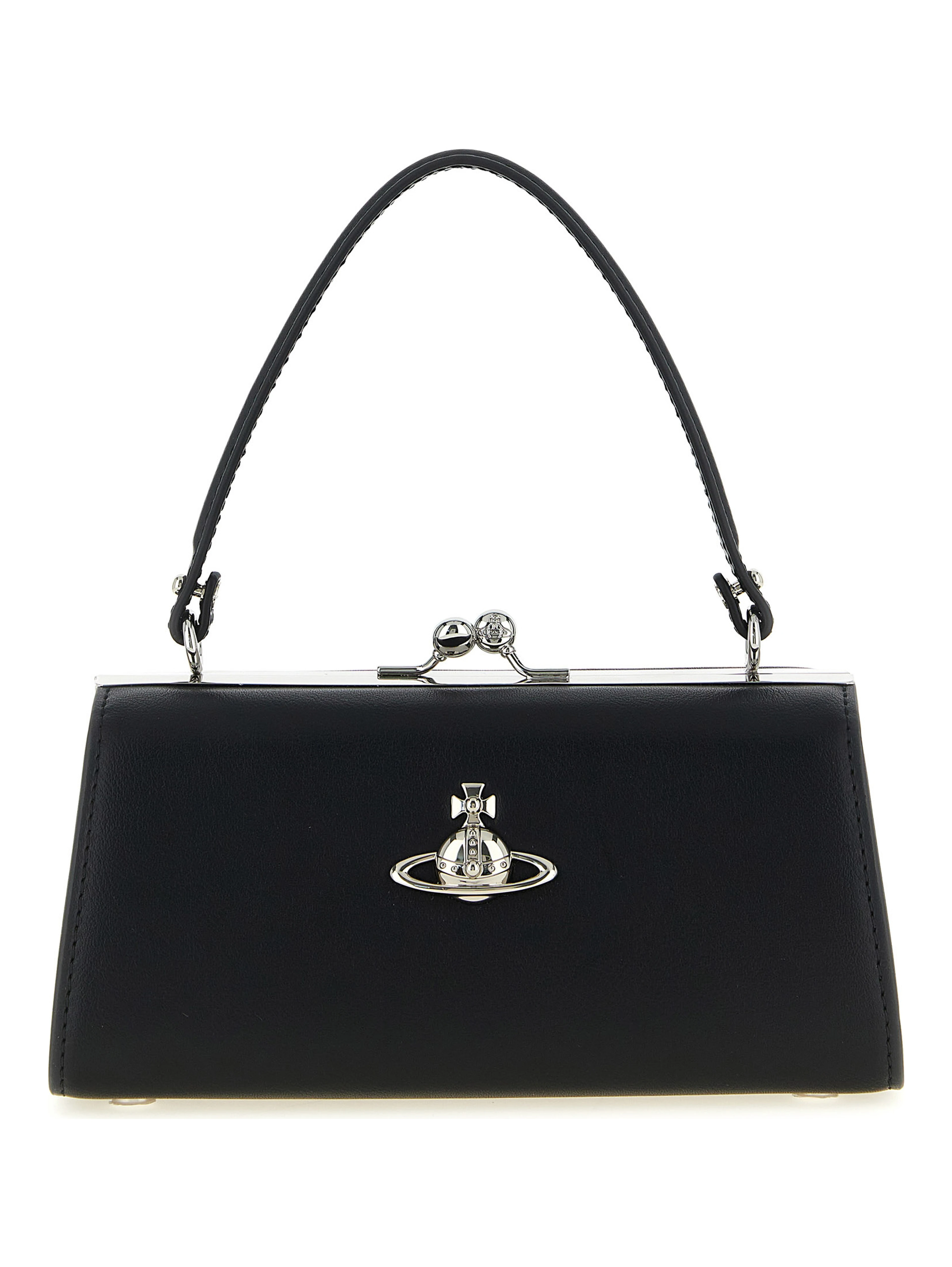 Black Polyester Handbag