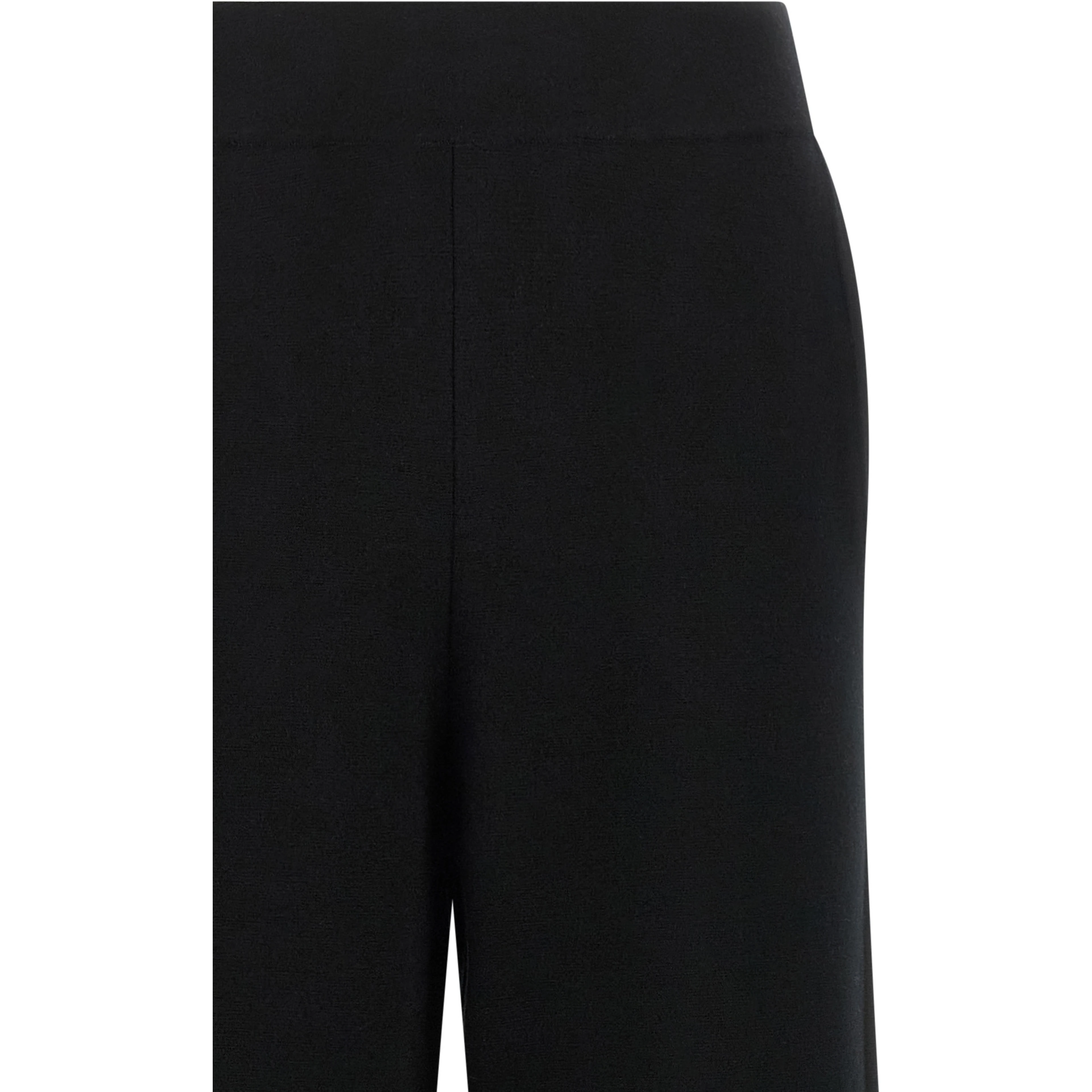 Black Wool Casual Pants