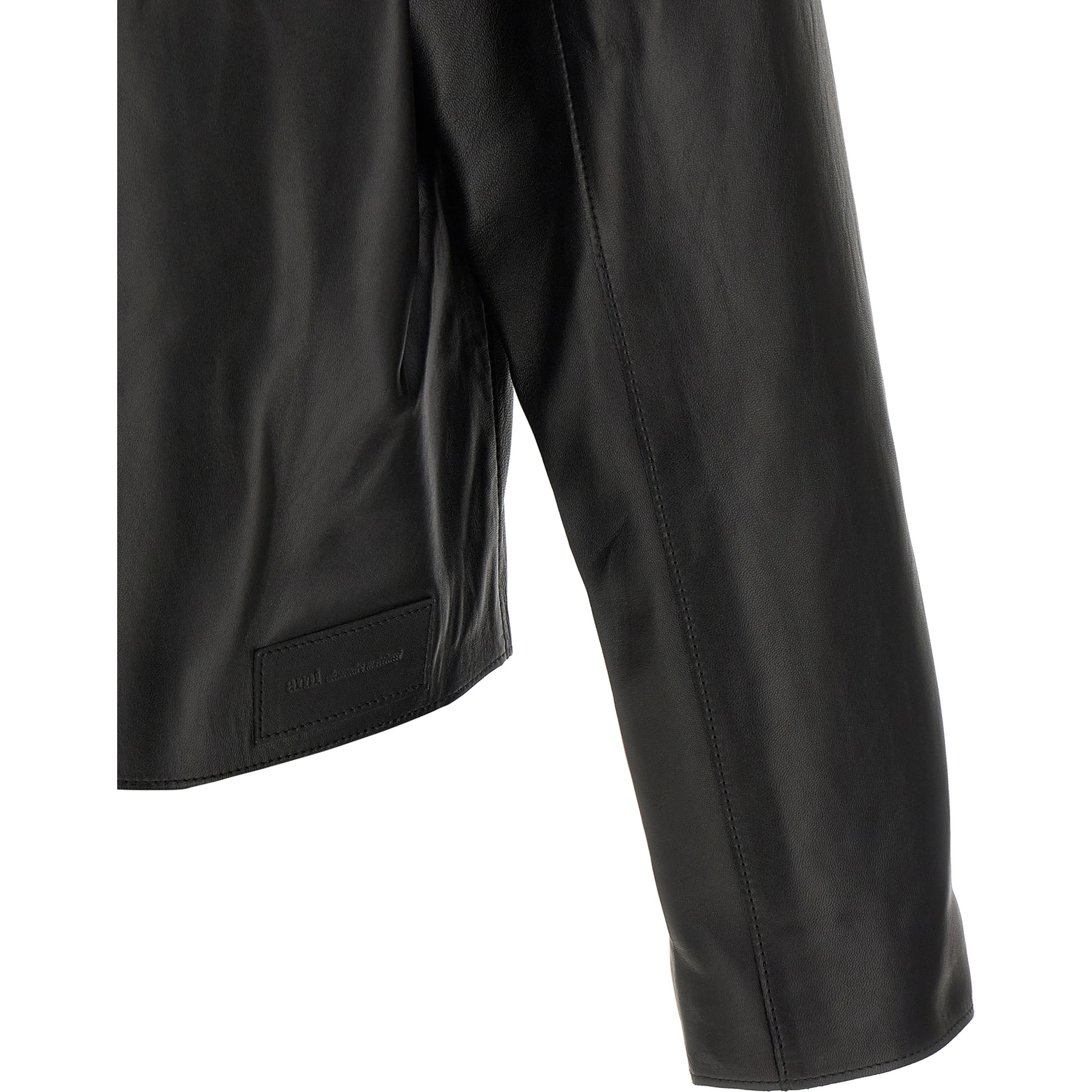 Black Lamb Leather Leather Jacket