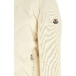 White Polyester Cardigan
