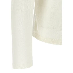 White Virgin Wool Cardigan