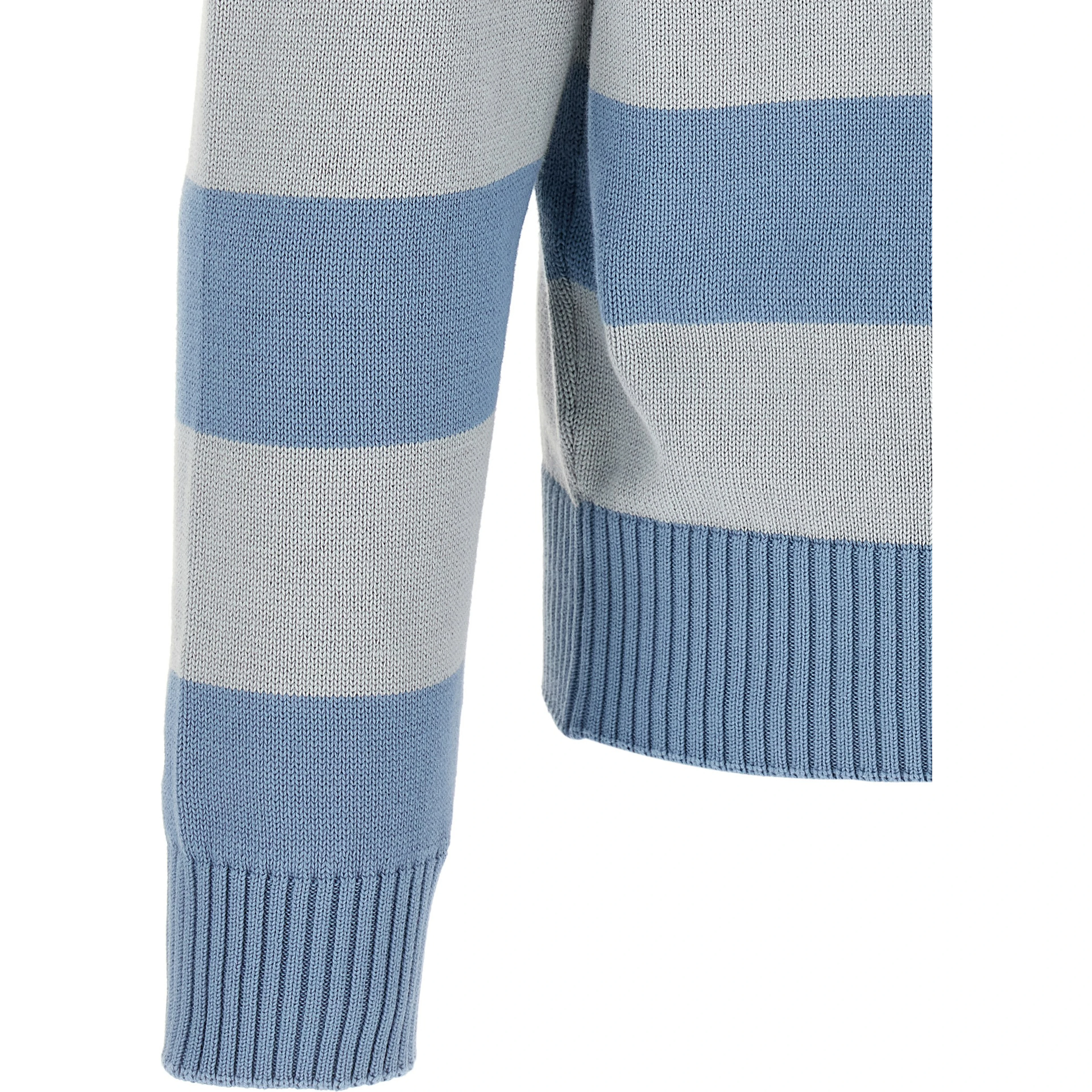 Blue Cotton Polo Shirt
