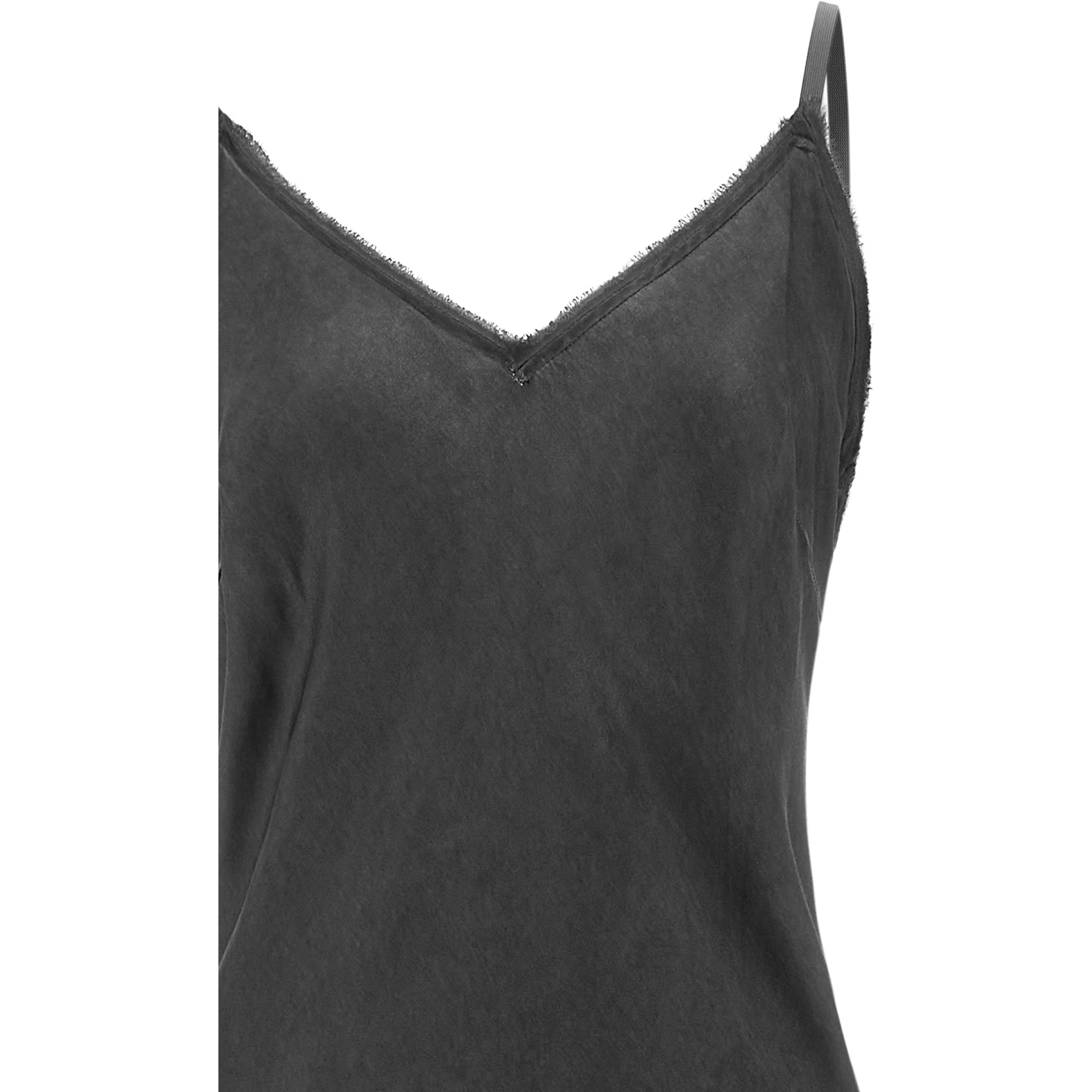 Black Viscose Long Dress