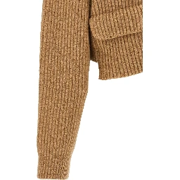 Beige Cashmere Cardigan