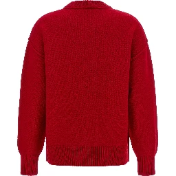 Red Wool Cardigan