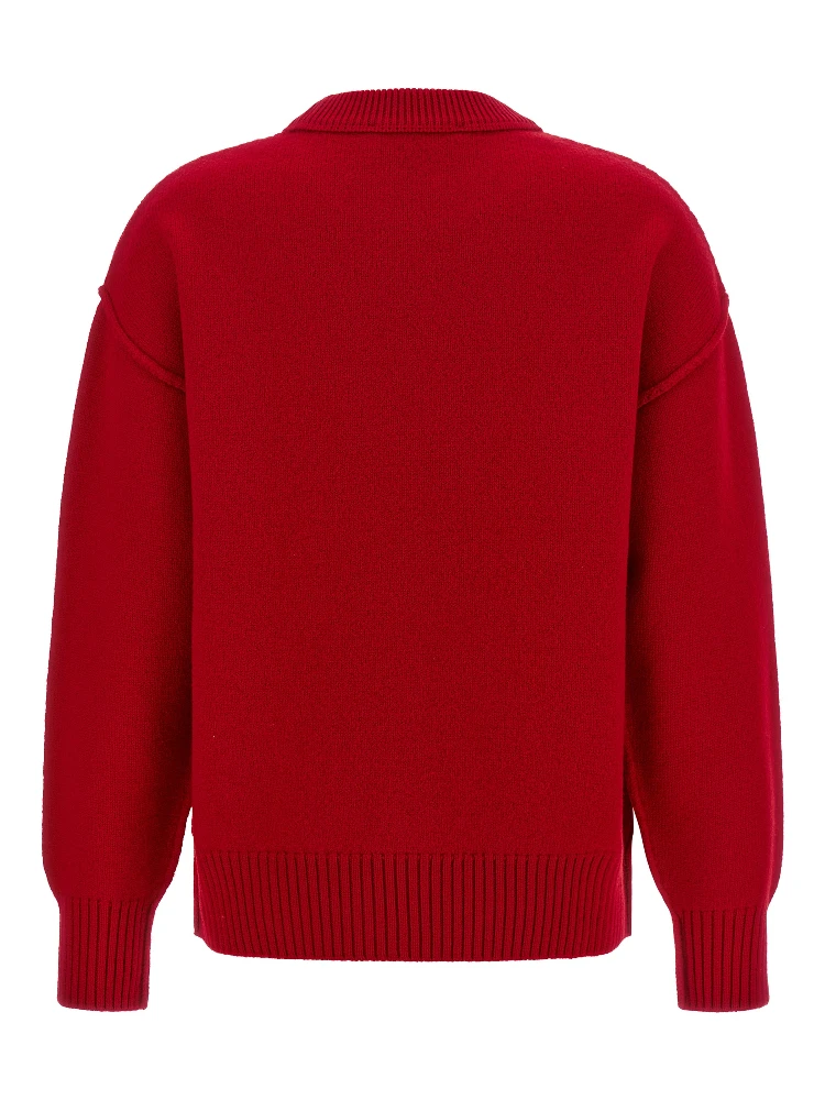 Red Wool Cardigan alternative
