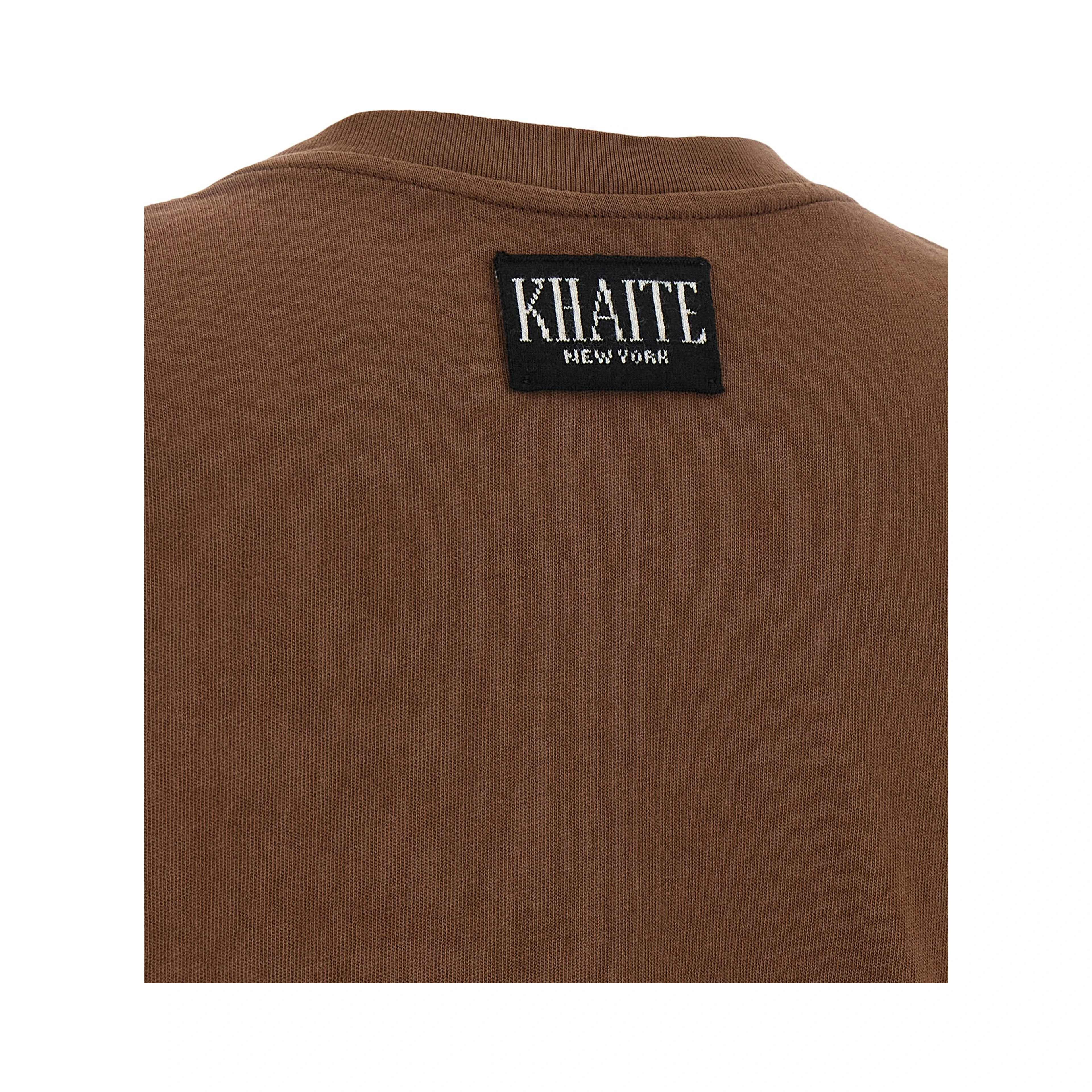 Brown Cotton T-Shirt