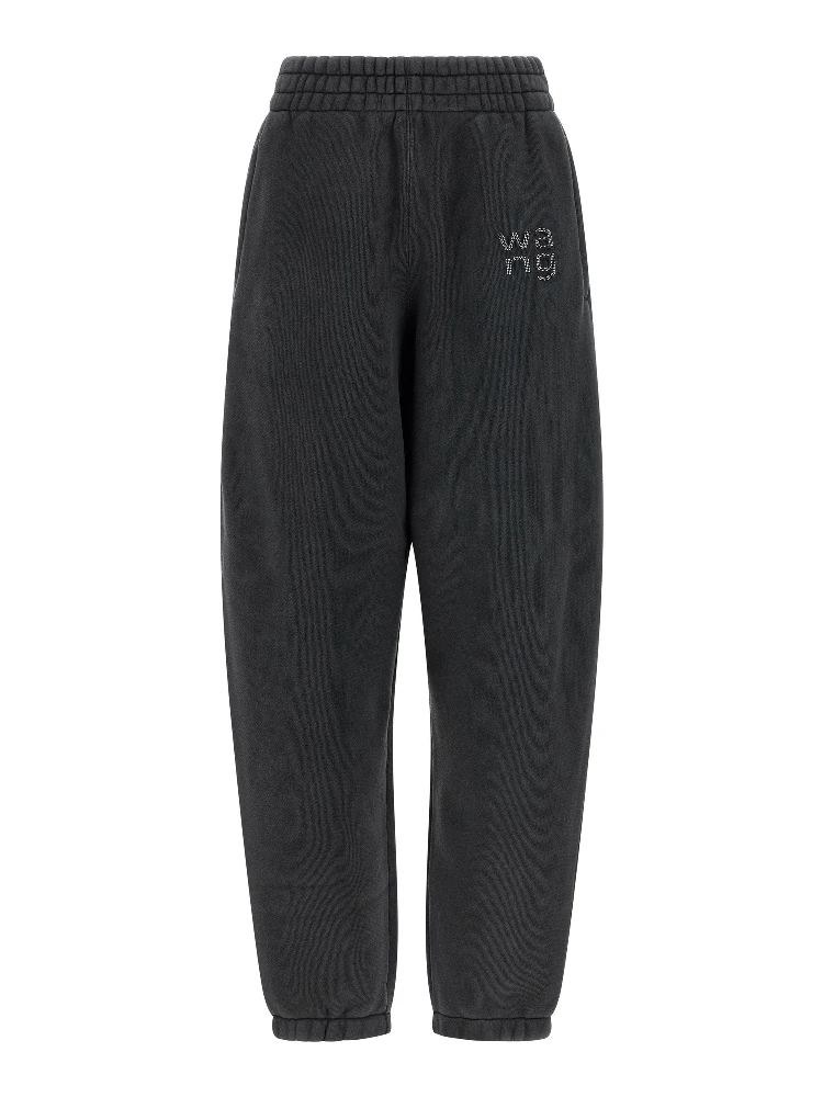 Black Cotton Joggers (Workout Pants)
