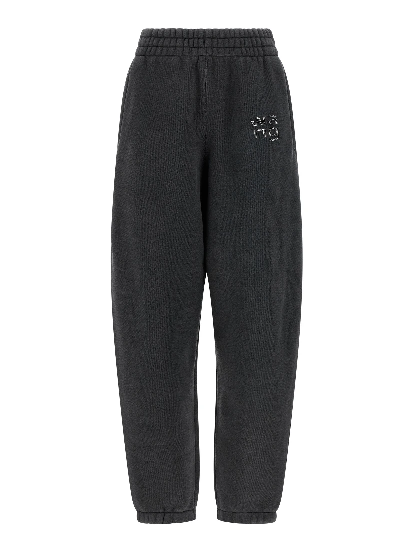 Black Cotton Joggers (Workout Pants)