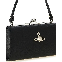 Black Polyester Handbag