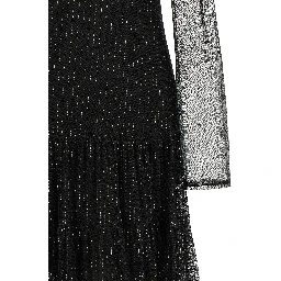 Black Polyamide Long Dress