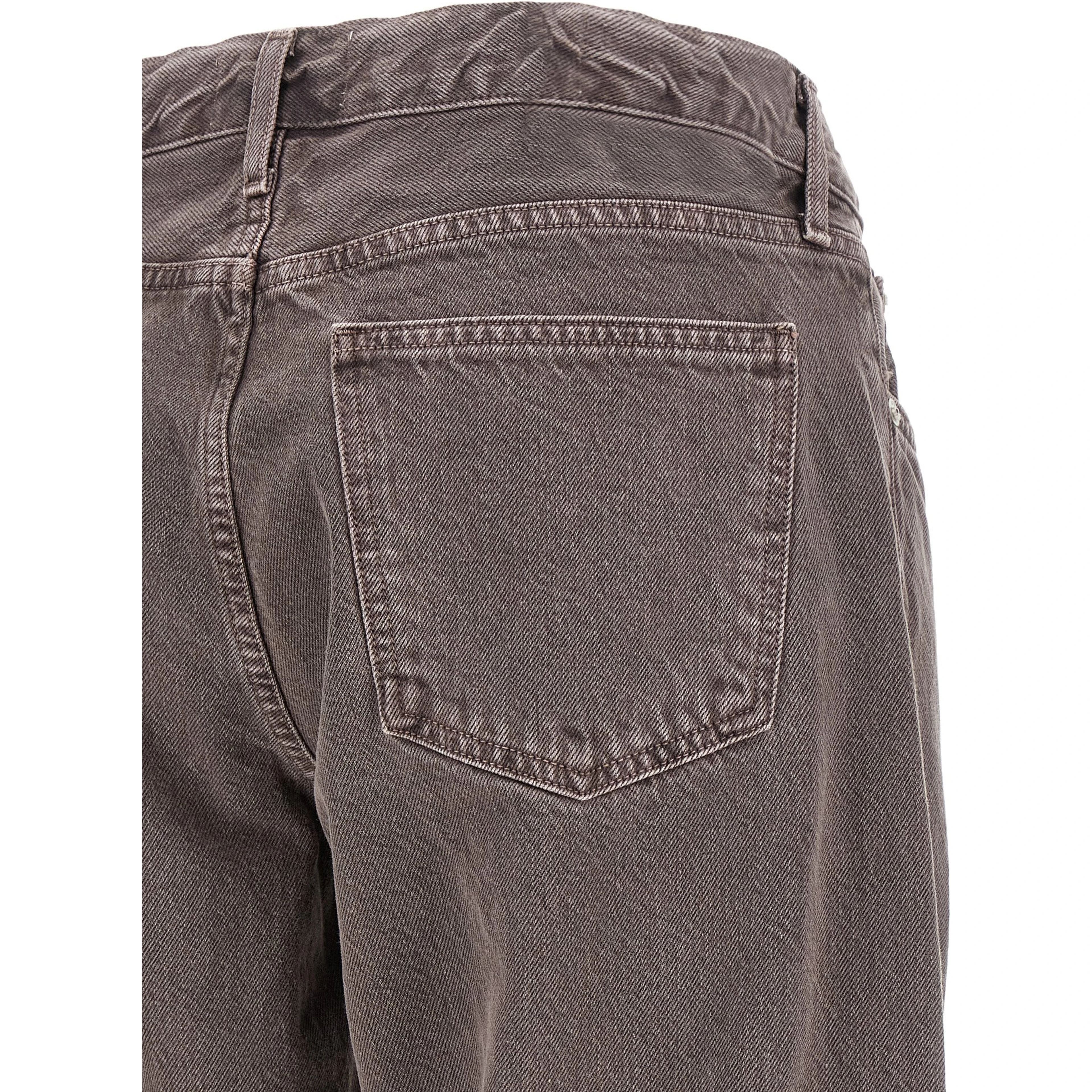 Purple Cotton Relaxed Fit Jeans