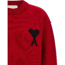 Red Wool Cardigan