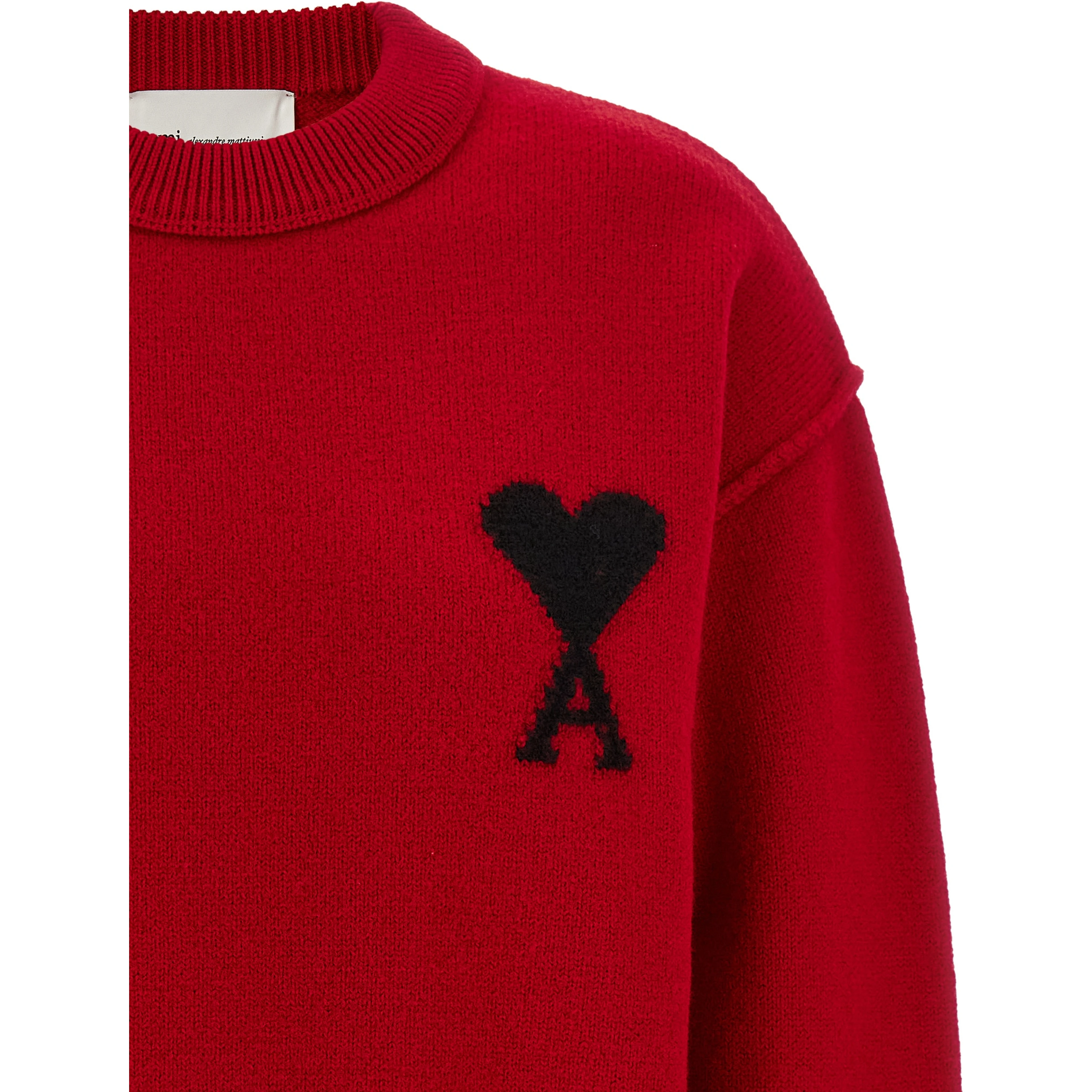 Red Wool Cardigan