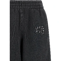 Black Cotton Joggers (Workout Pants)