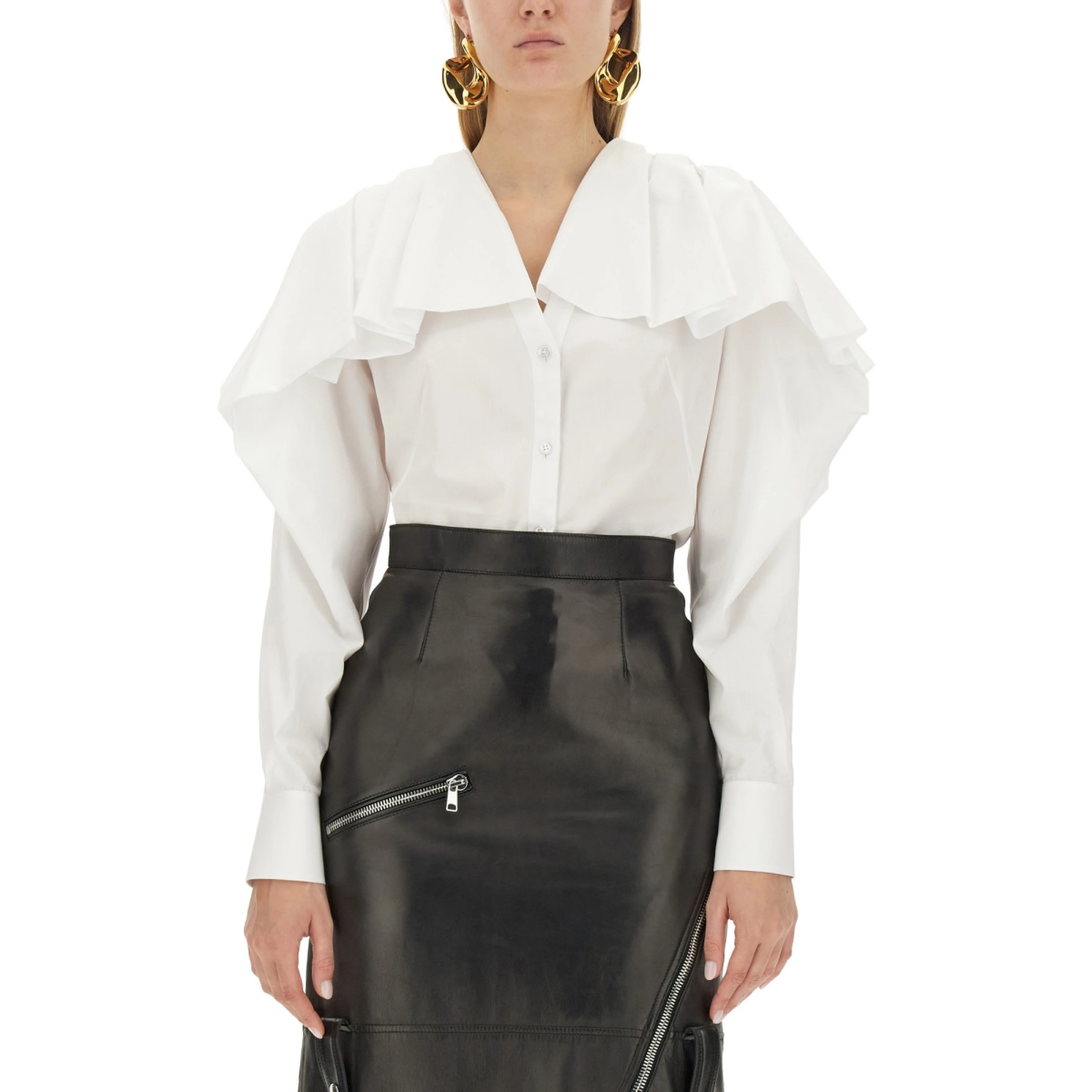 CAMICIA CON DRAPPEGGIO