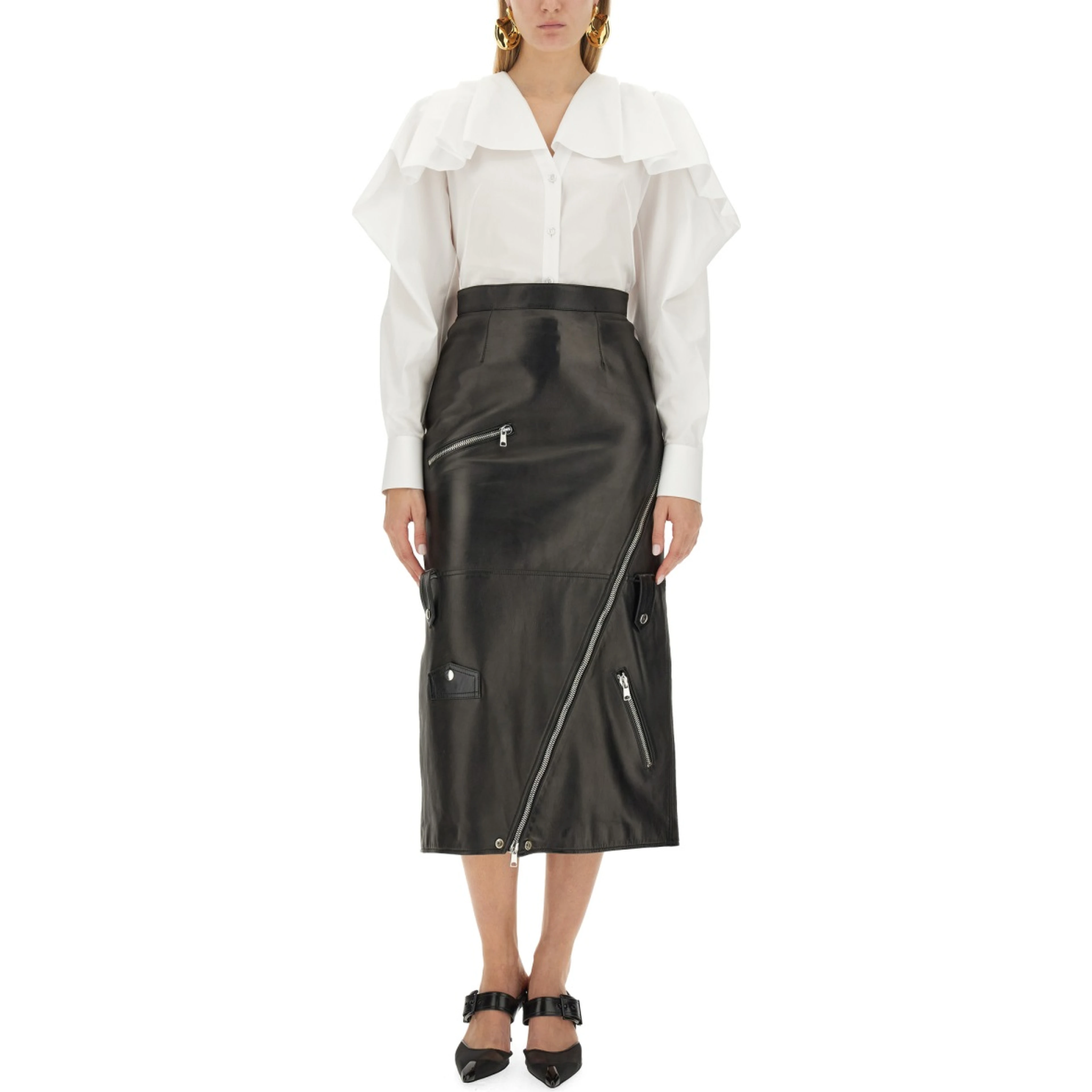 CAMICIA CON DRAPPEGGIO