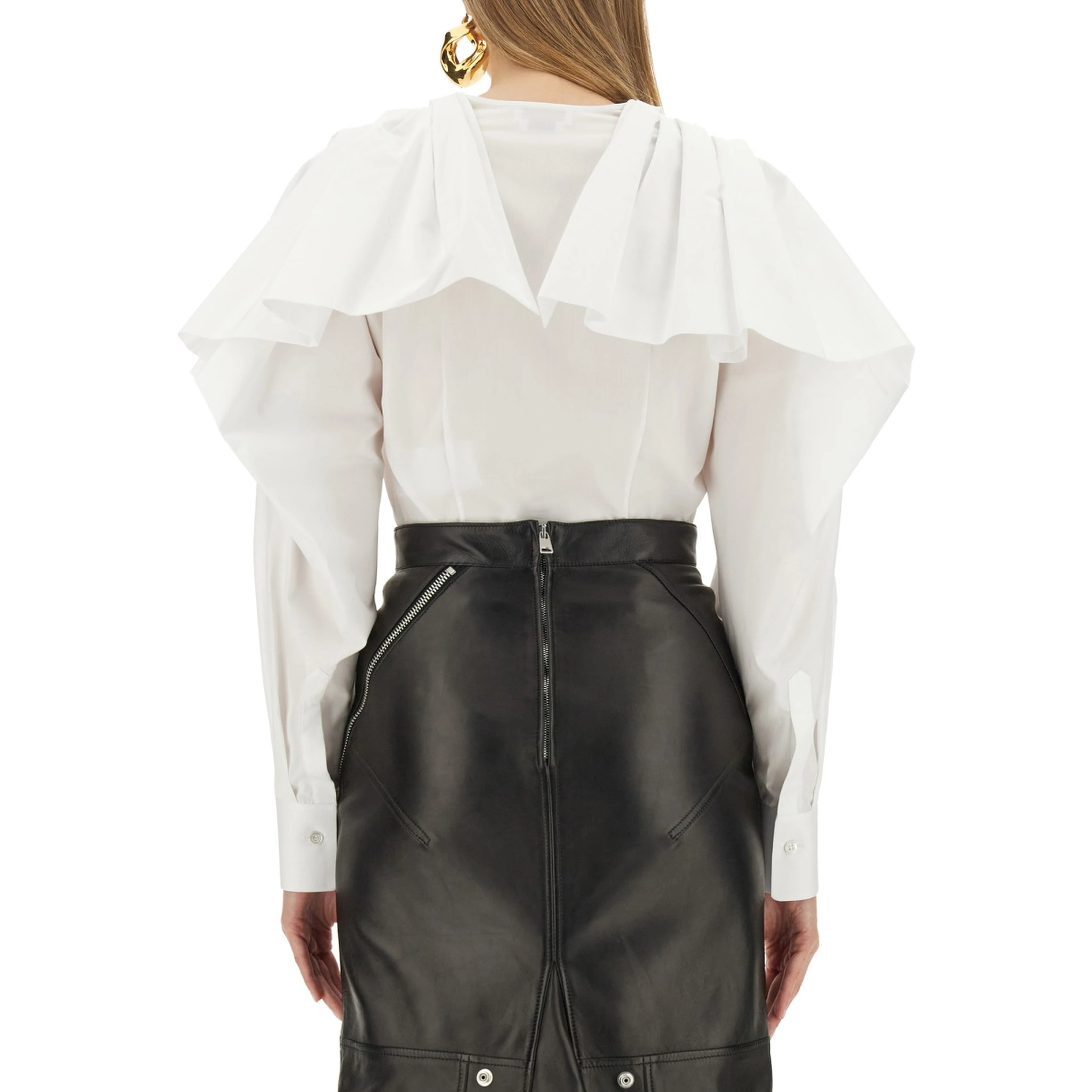 CAMICIA CON DRAPPEGGIO